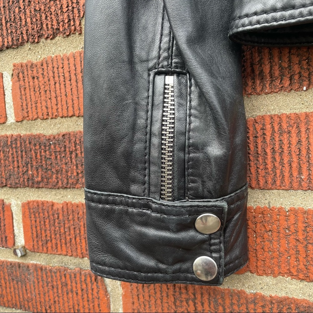 Dolce and Gabbana Lamb Leather Moto Jacket - Picture 8 of 16